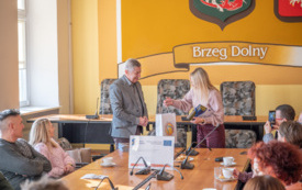 Wizyta studyjna przedstawicieli LGD Między Odrą a Bobrem w Brzegu Dolnym