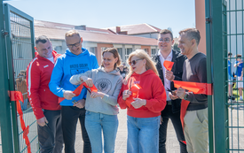 Nowe boisko przy liceum oddane do użytku