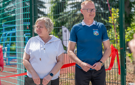 Oficjalny odbi&oacute;r boiska wielofunkcyjnego przy ZSP nr 2 w Brzegu Dolnym
