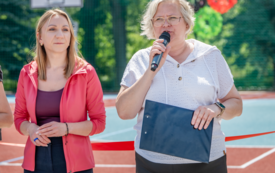 Oficjalny odbi&oacute;r boiska wielofunkcyjnego przy ZSP nr 2 w Brzegu Dolnym