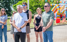 Oficjalny odbi&oacute;r boiska wielofunkcyjnego przy ZSP nr 2 w Brzegu Dolnym