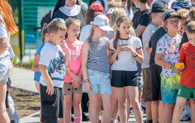 Oficjalny odbi&oacute;r boiska wielofunkcyjnego przy ZSP nr 2 w Brzegu Dolnym