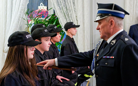 Ślubowanie Młodzieżowej Drużyny Pożarniczej