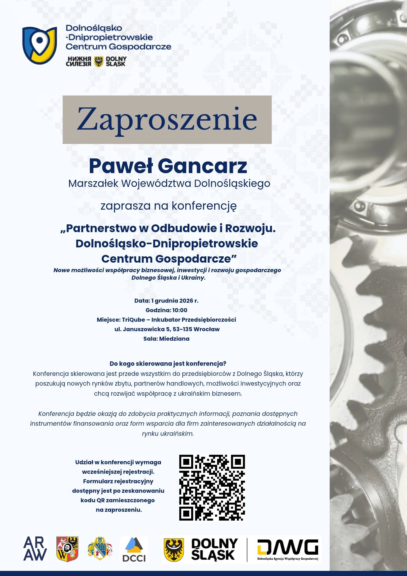 Nowe możliwości biznesowe z&nbsp;Ukrainą &ndash; zaproszenie na&nbsp;konferencję &bdquo;Partnerstwo w&nbsp;Odbudowie i&nbsp;Rozwoju&rdquo;