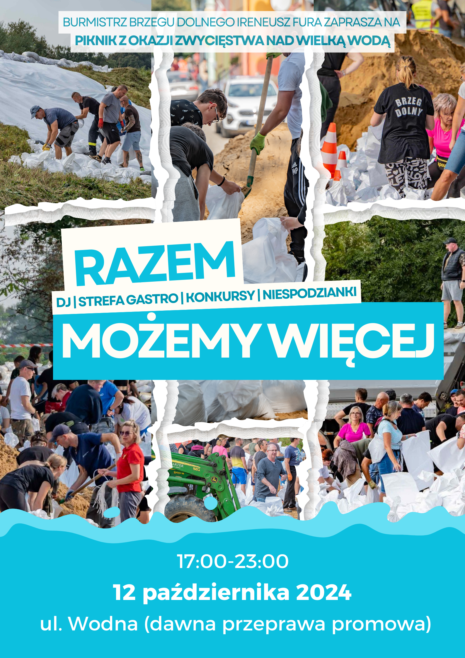 Zaproszenie na&nbsp;piknik z&nbsp;okazji wygranej nad wielką wodą