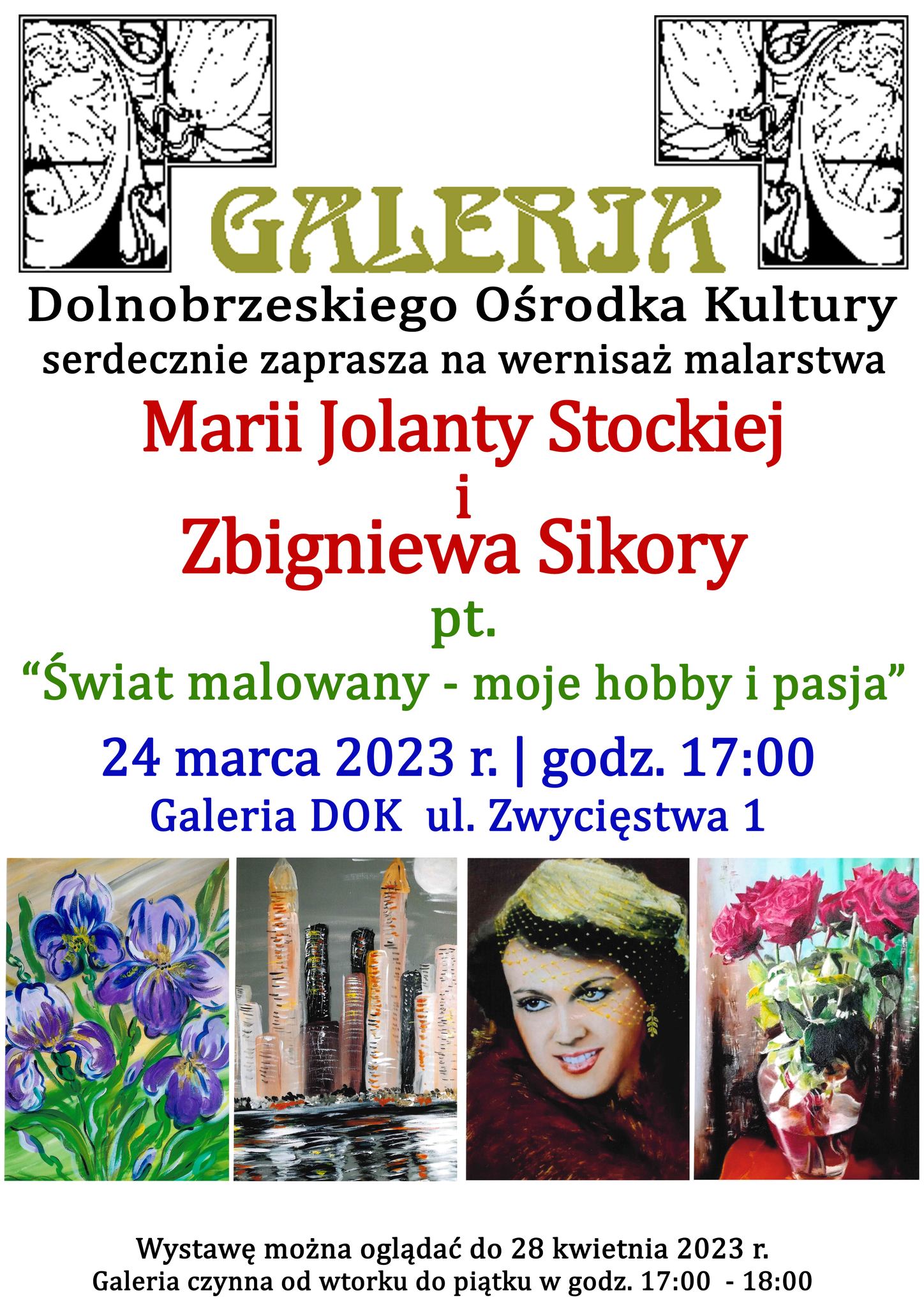 wernisaż_malarstwa_Marii_Jolanty_Stockiej_i_Zbigniewa_Sikory