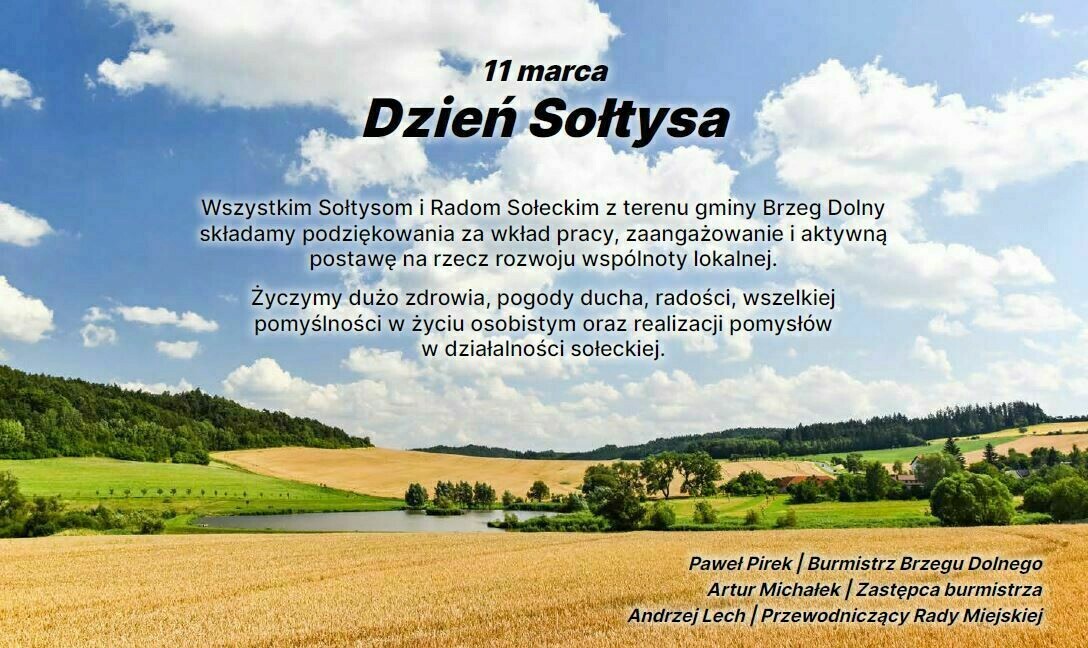 Zdjęcie do 11 marca &ndash; Dzień Sołtysa