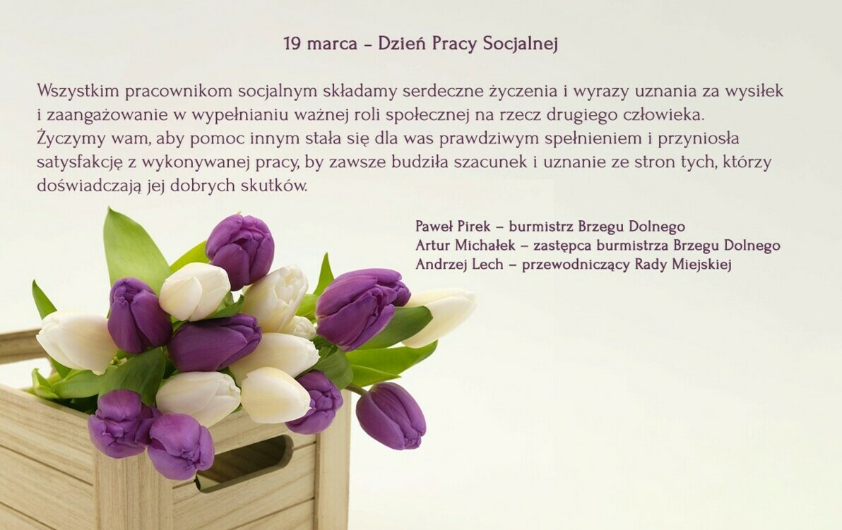 Zdjęcie do 19 marca Dzień Pracy Socjalnej