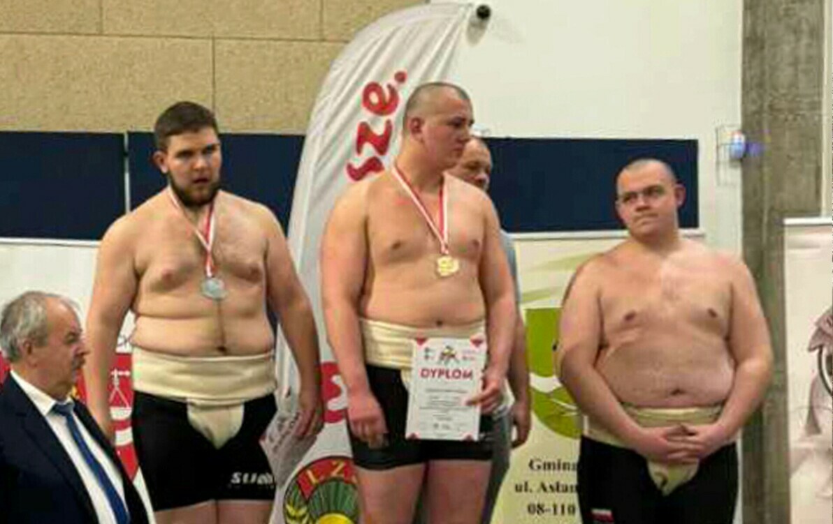 Zdjęcie do Michał Dubowski mistrzem Polski w sumo