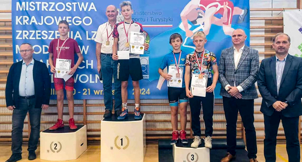Zdjęcie do Igor Gryzan na podium og&oacute;lnopolskich mistrzostw LZS