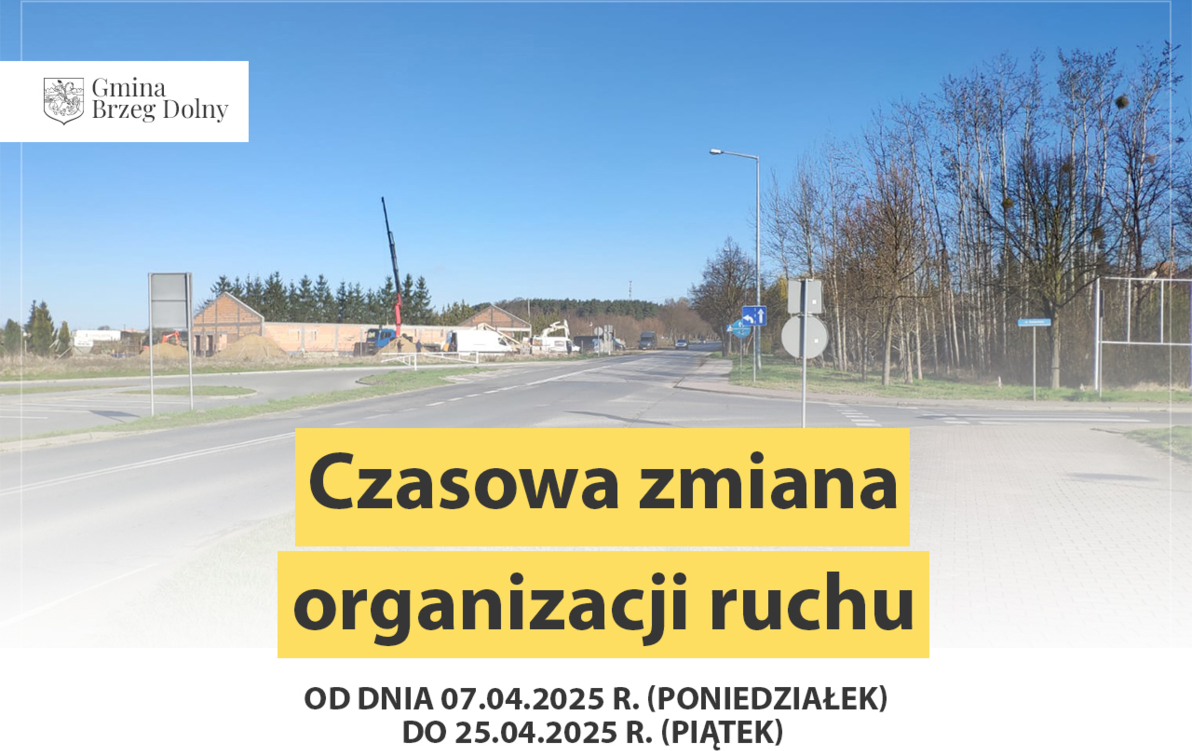 Zdjęcie do Czasowa zmiana organizacji ruchu przy budowie sklepu Dino