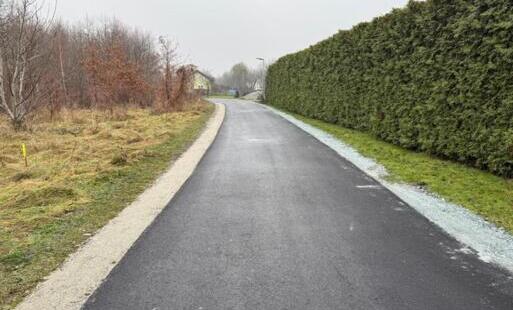 Ulica Nasypowa z nową nawierzchnią