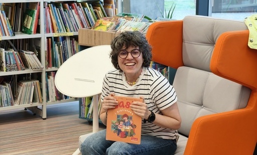 Zdjęcie do Dzieci z ZSP nr 3 w bibliotece TAMA &ndash; spotkanie promujące czytelnictwo i kreatywność