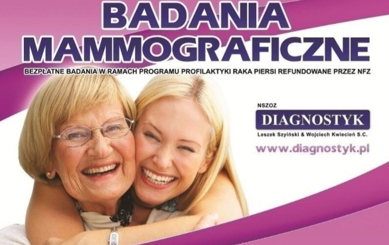 Zdjęcie do Bezpłatne badania mammograficzne