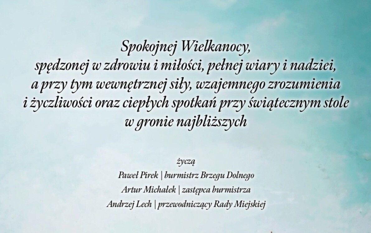 Zdjęcie do Pogodnej i spokojnej Wielkanocy!