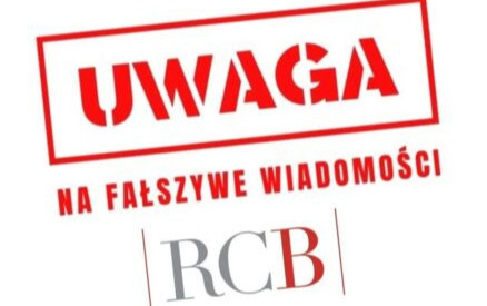 Zdjęcie do Uwaga na fałszywe komunikaty RCB