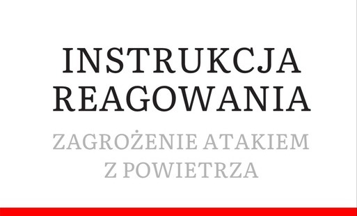 Instrukcja reagowania w przypadku zagrożenia atakiem z powietrza